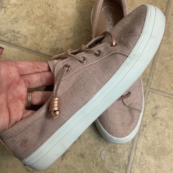 Sperry Crest Vibe Rose Gold sneakers ✨MAKE OFFER✨ - Picture 4 of 4